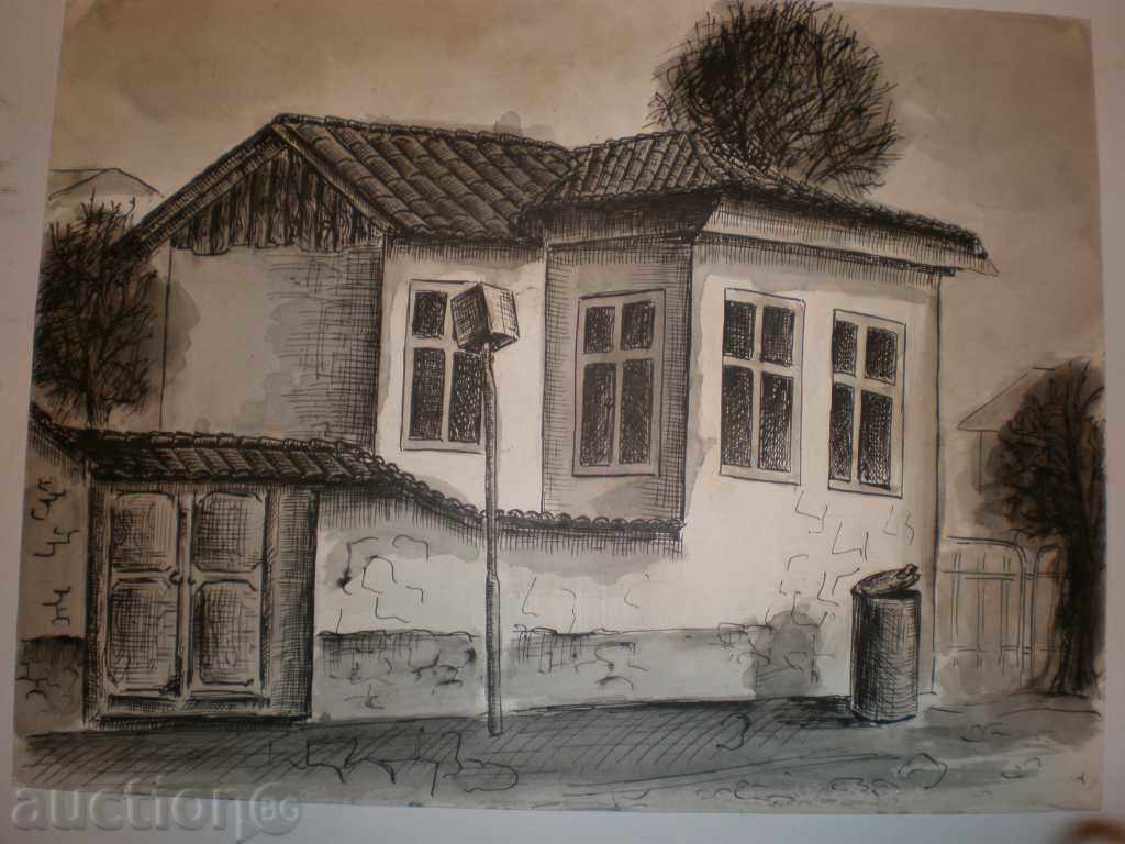 pictura - dus, casa peisagistica