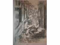 картина- молив 93г.