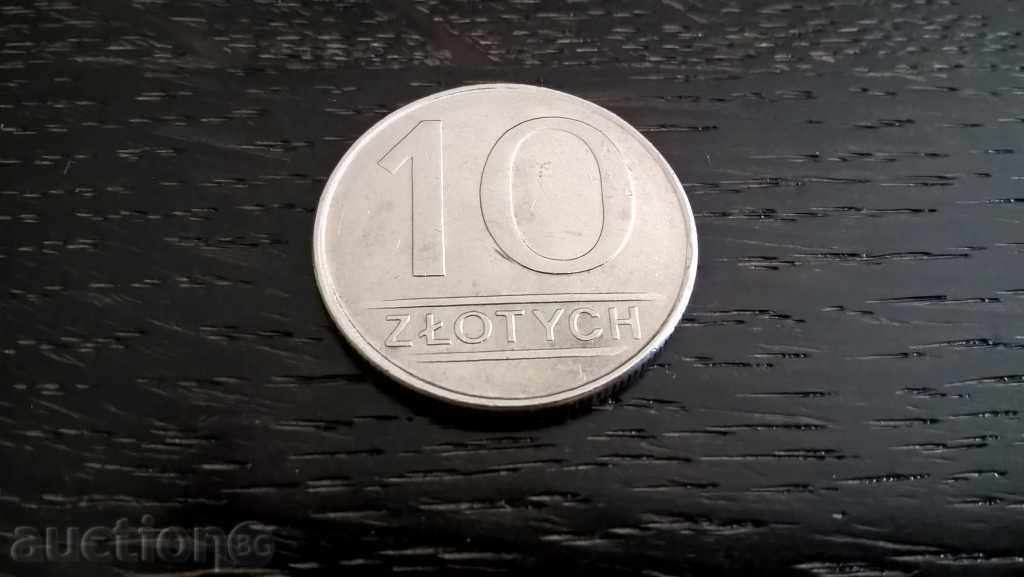 Coin - Poland - 10 zlotys | 1986 with price 1.00 BGN | € 0.51 Coin - Poland - 10 zlotys | 1986 with price 1.00 BGN | € 0.51
