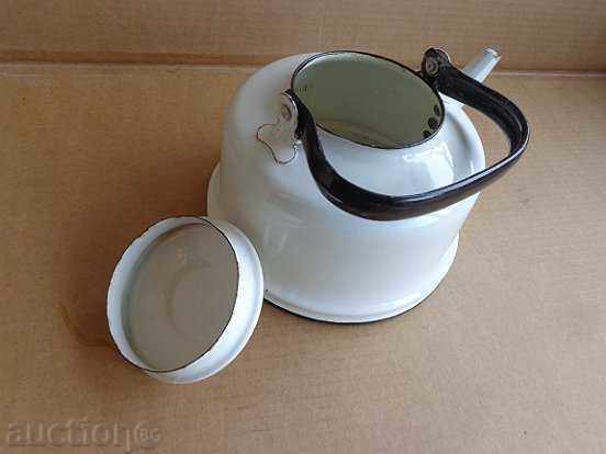 Enamelled teapot kettle, enamel container, USSR - 5 Enamelled teapot kettle, enamel container, USSR - 5