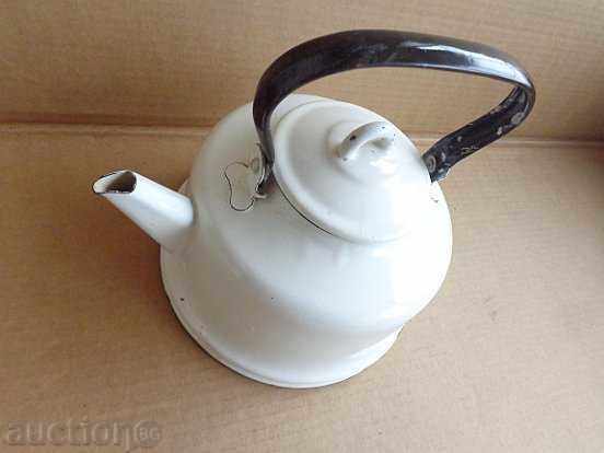 Enamelled teapot kettle, enamel container, USSR - 7 Enamelled teapot kettle, enamel container, USSR - 7