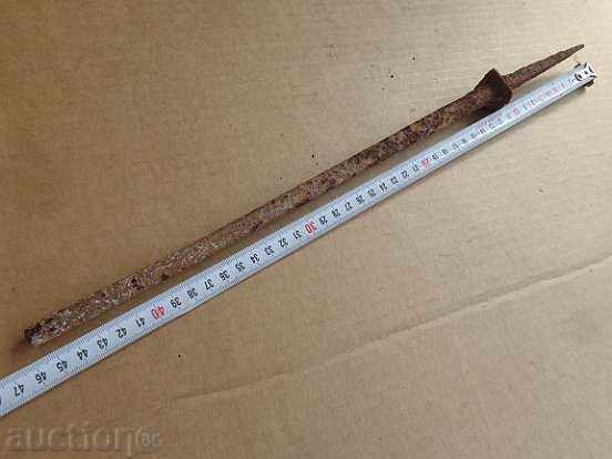 Auction Old skein wedge sharp peak wrought iron Auction Old skein wedge sharp peak wrought iron