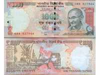 INDIA INDIA 1000 rupie Problema - 2013 problema litera L NEW UNC