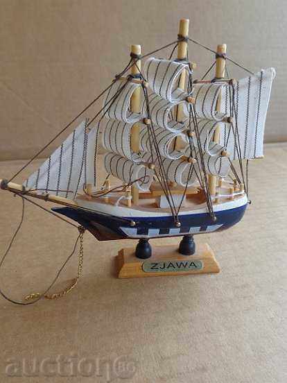 Ship souvenir, machete of sailboat, decoration