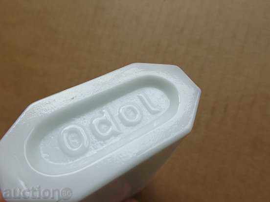 Auction Bottle of white glass for a cologne perfume aromatic water bottle Auction Bottle of white glass for a cologne perfume aromatic water bottle