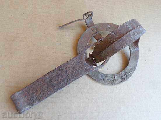 capcană veche forjate manual - din secolul al 19-lea - 7