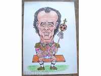 1089 Stoyan Grozdev de desene animate de fotbal Franz Beckenbauer