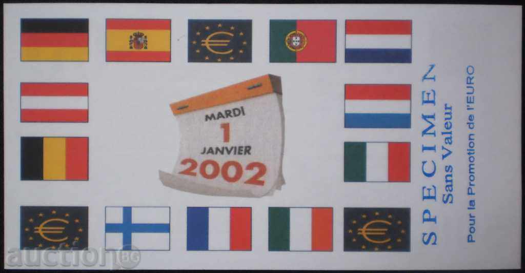 Bancnotă Franța SPECIMEN 500 EURO 1998 UNC Bancnotă rară cu preț € 13.80 | 26.99 BGN