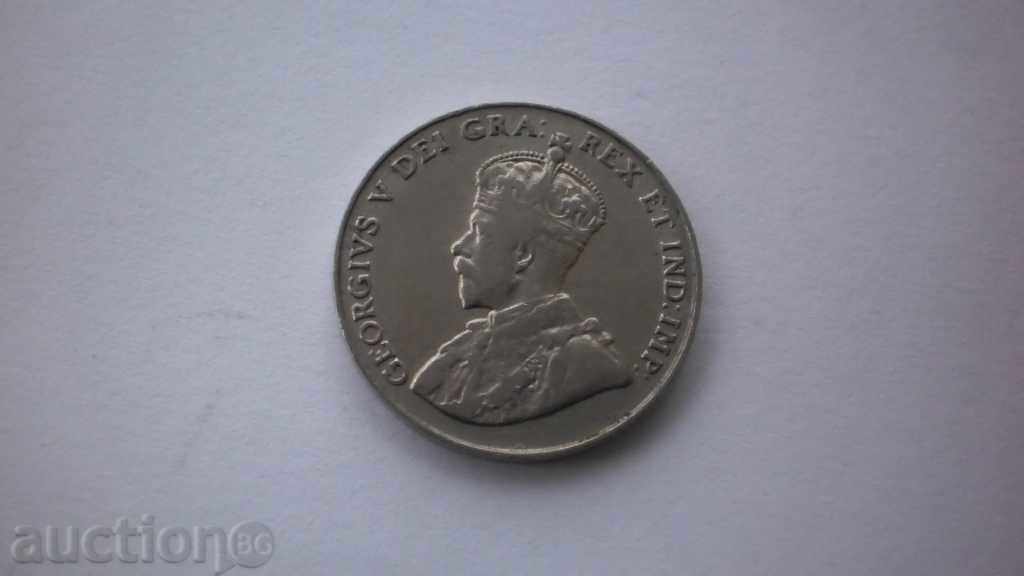 Canada - George V 5 Cents 1924 Rare Coin with price € 5.11 | 9.99 BGN