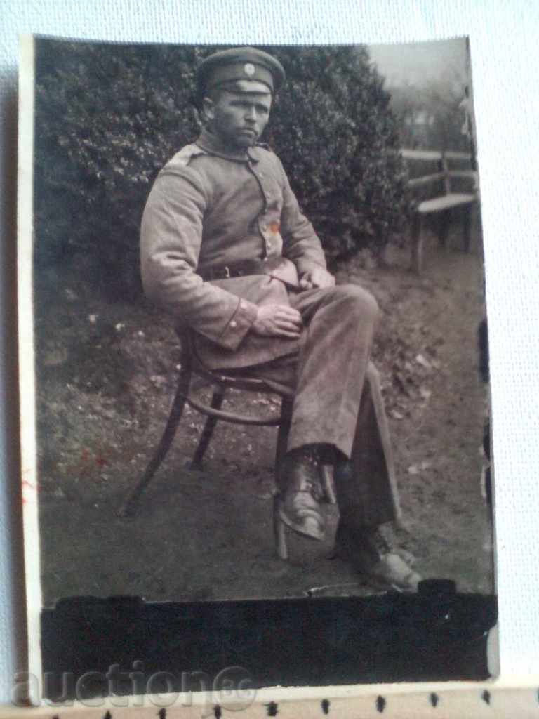 Photo soldier chair of O.F. 1918 with Sopot