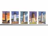 Чисти марки  Морски фарове 2013 от САЩ