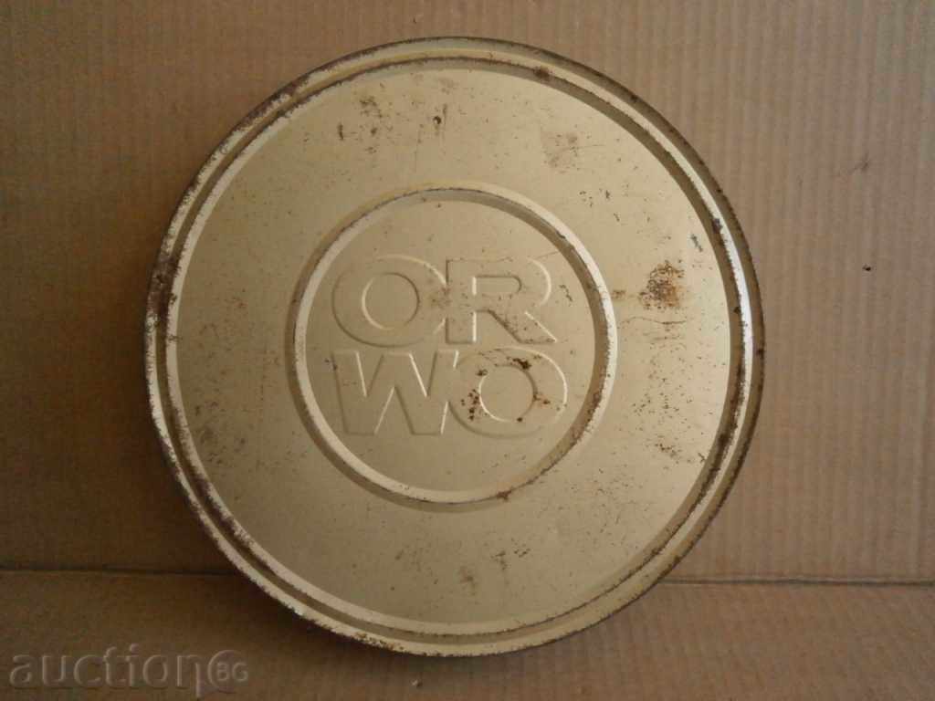 ORWO metal box with price 7.00 BGN | € 3.58
