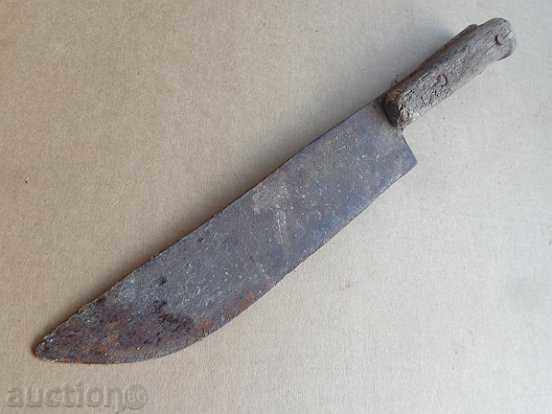 Стар овчарски нож, кама, каракулак, сатър