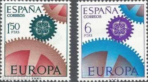 Чисти марки Европа СЕПТ  1967  от Испания