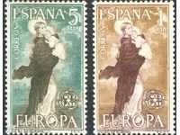 Чисти марки Европа СЕПТ  1963  от Испания