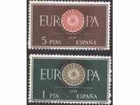 Чисти марки Европа СЕПТ 1960  от Испания