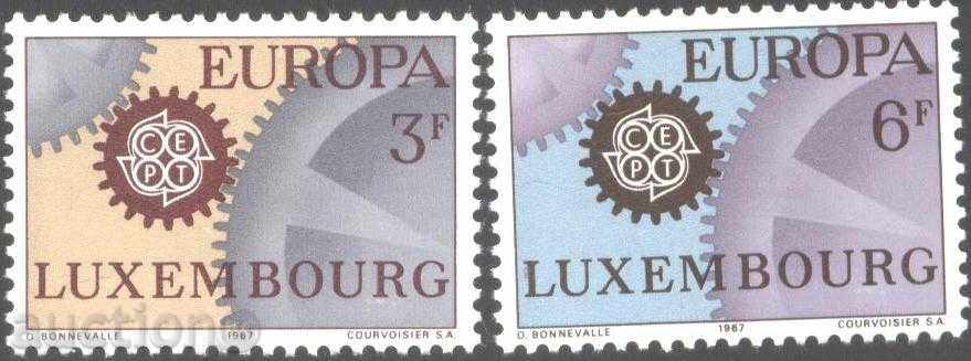 Чисти марки  Европа СЕПТ 1968  от Люксембург