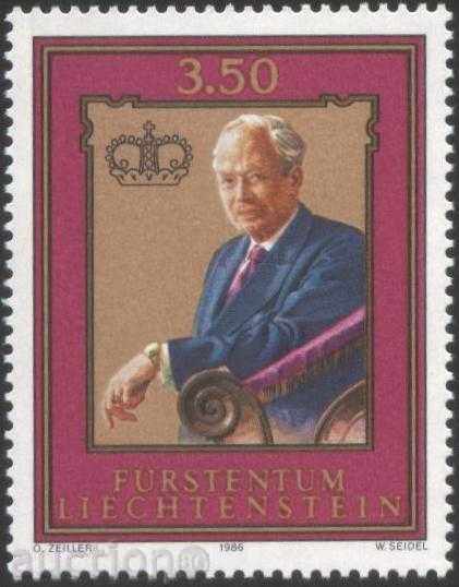 Καθαρίστε το εμπορικό σήμα πρίγκιπας Franz Joseph II 1986 το Λιχτενστάιν