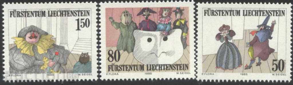 mărci curate 1985 Teatrul Liechtenstein