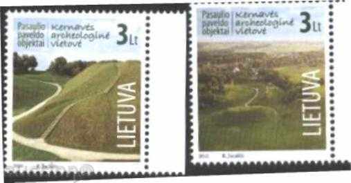 Чисти марки ЮНЕСКО Световно наследство 2010 от Литва
