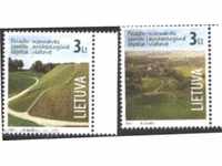 Чисти марки ЮНЕСКО Световно наследство 2010 от Литва