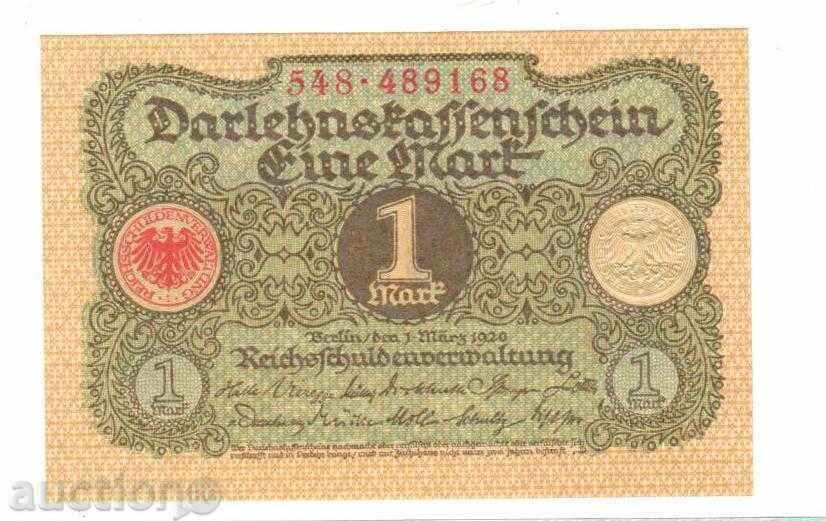 1 Mark BERLIN GERMANY 1920