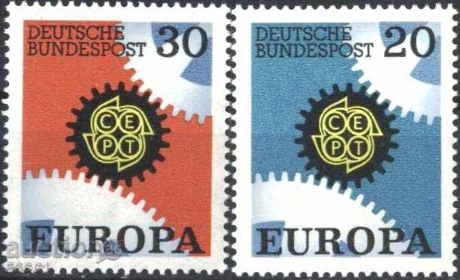 Чисти марки Европа СЕПТ  1967  от Германия