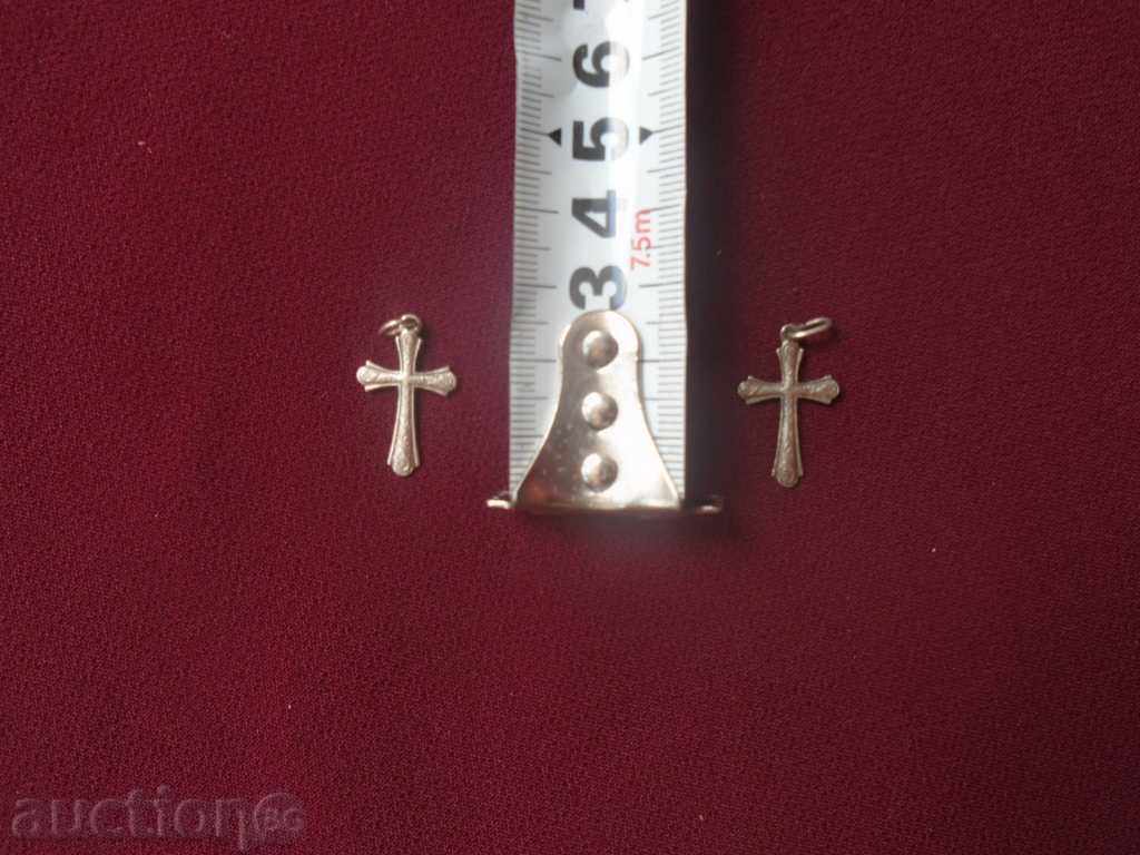 SILVER CROSSES - 2 pcs. - 6 SILVER CROSSES - 2 pcs. - 6