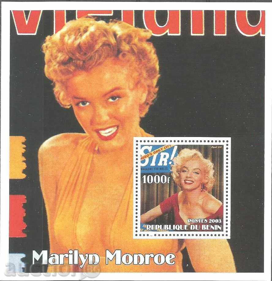 Καθαρίστε μπλοκ Marilyn Monroe το 2003 από το Μπενίν