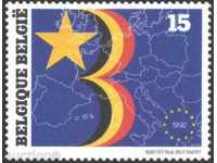 Чиста марка Европейски съюз 1992 от Белгия