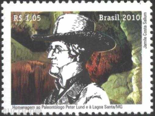 Чиста марка Палеонтолог Петер Лунд  2006 от Бразилия