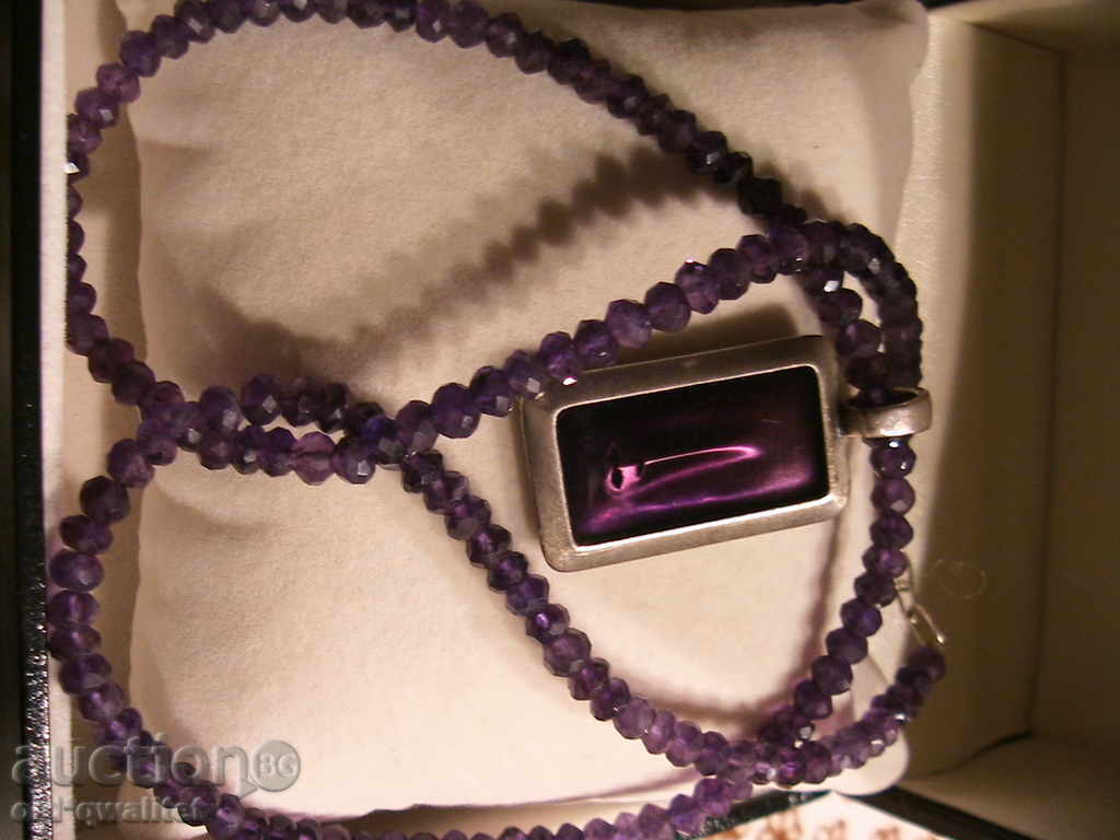 COLOR OF AMETIST WITH MEDALON by Srebro AUSTRALIA - 5 COLOR OF AMETIST WITH MEDALON by Srebro AUSTRALIA - 5