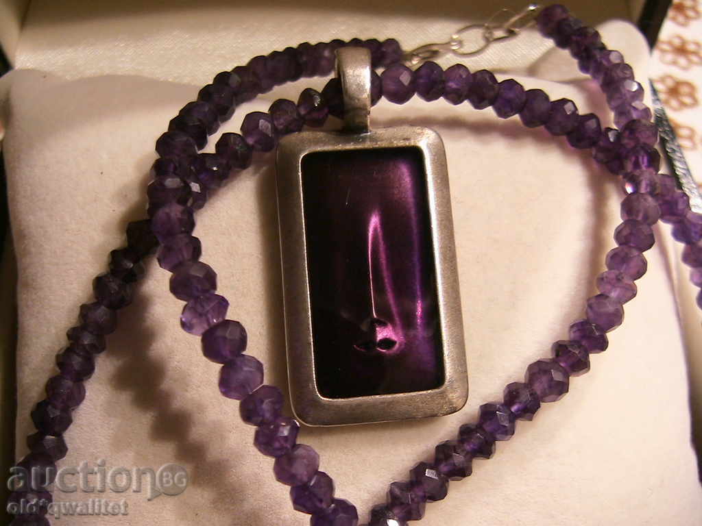 COLOR OF AMETIST WITH MEDALON by Srebro AUSTRALIA - 6 COLOR OF AMETIST WITH MEDALON by Srebro AUSTRALIA - 6