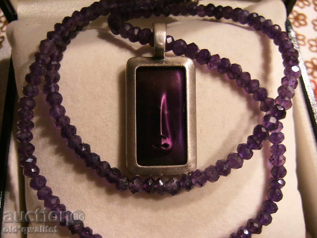 COLOR OF AMETIST WITH MEDALON by Srebro AUSTRALIA - 7 COLOR OF AMETIST WITH MEDALON by Srebro AUSTRALIA - 7