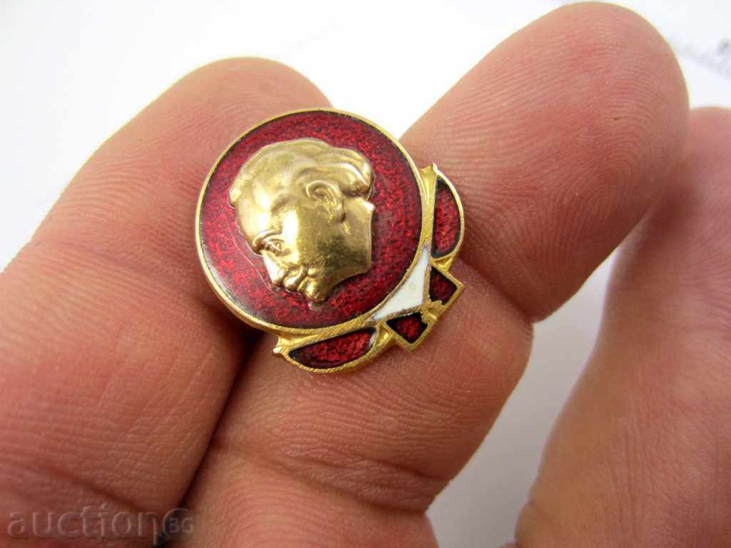 Delivery of PIONEER ORGANIZATION-SOCIALISM-GILDING-ENAMEL Delivery of PIONEER ORGANIZATION-SOCIALISM-GILDING-ENAMEL