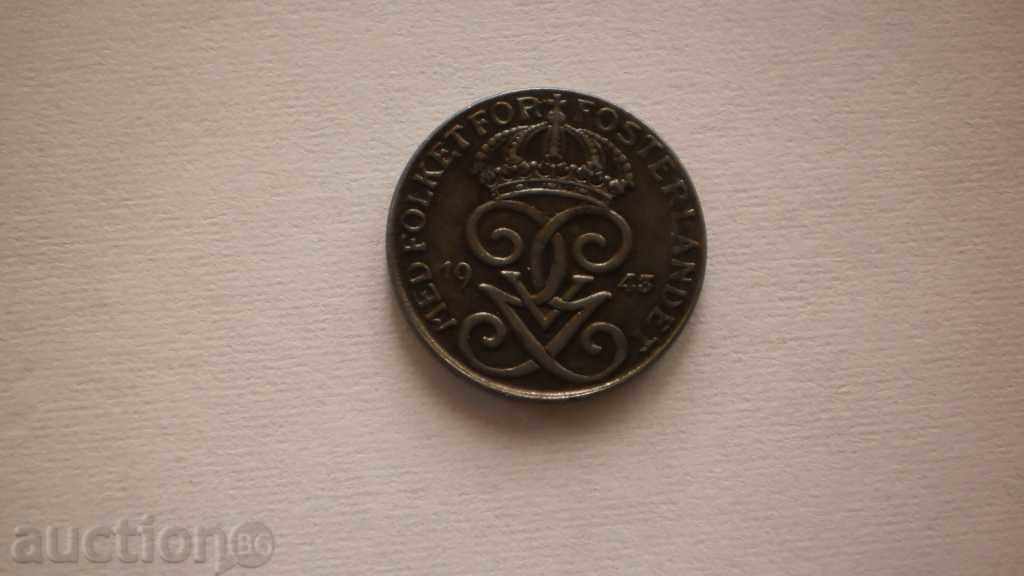 Sweden 1 October 1943 Rare Coin