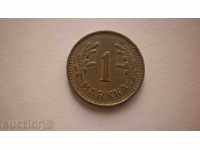 Finland 1 Mark 1932 Rare Coin