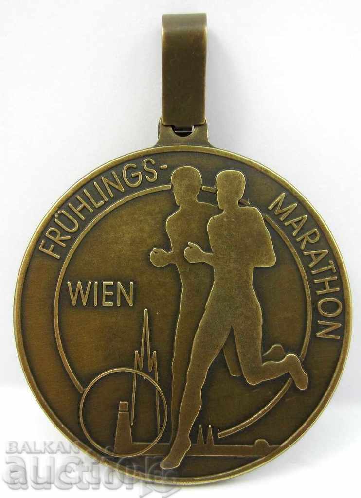VIENNA MARATHON PRIZE MEDAL-1989-ORIGINAL with price 7.70 BGN | € 3.94 VIENNA MARATHON PRIZE MEDAL-1989-ORIGINAL with price 7.70 BGN | € 3.94