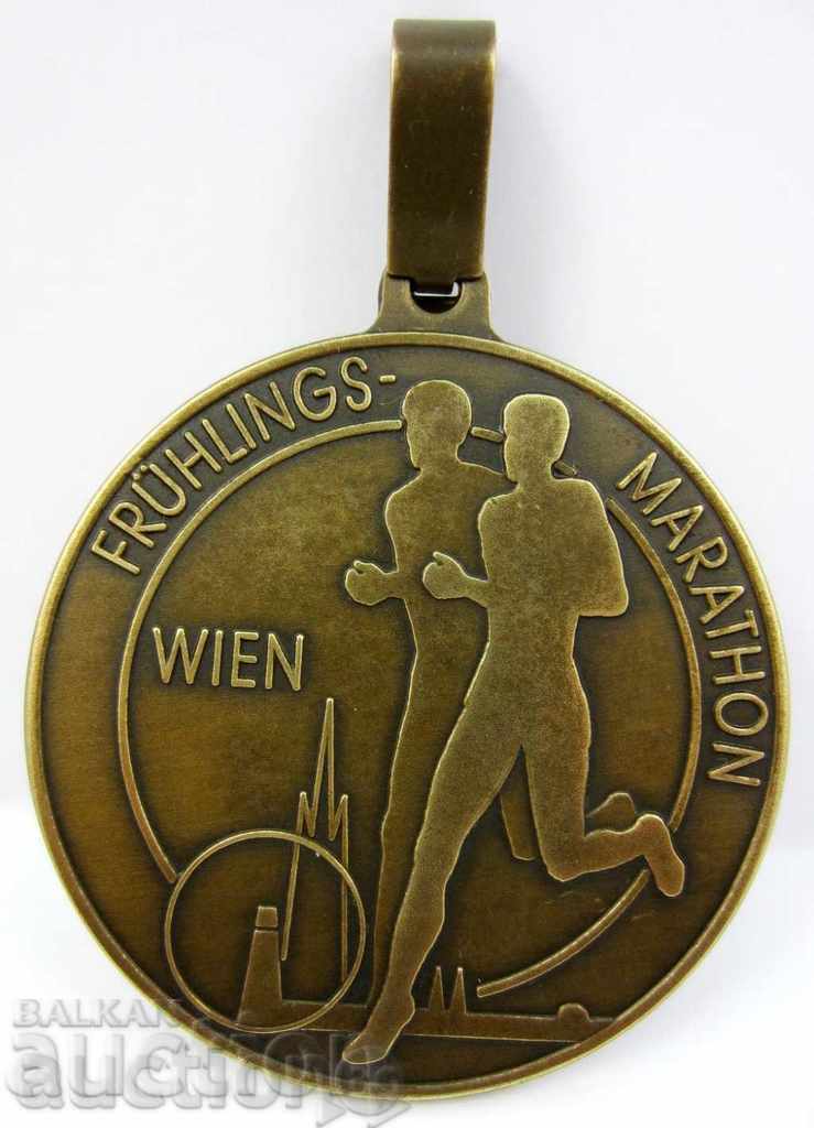 VIENNA MARATHON PRIZE MEDAL-1989-ORIGINAL - 5 VIENNA MARATHON PRIZE MEDAL-1989-ORIGINAL - 5
