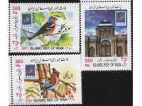 Чисти марки Птици Архитектура  2001  от Иран