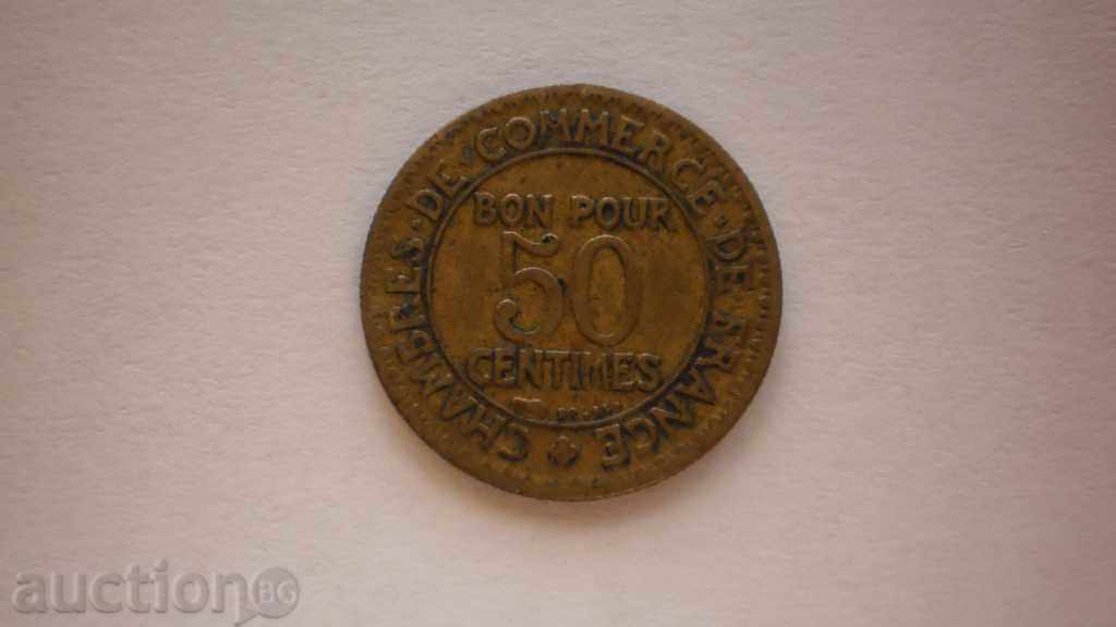 Franța 50 de cenți 1922 rare de monede cu preț € 1.53 | 2.99 BGN