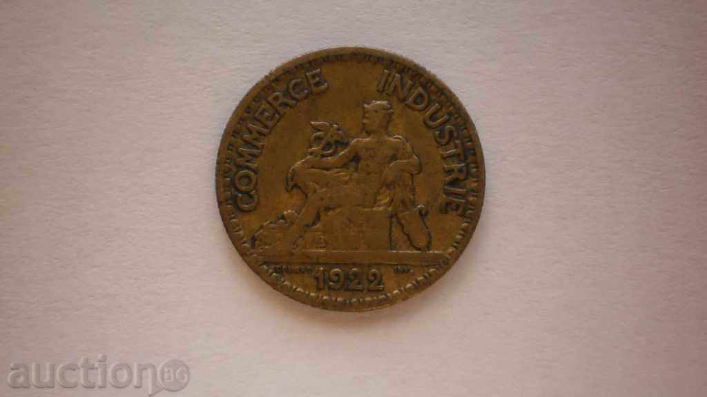 Франция  50  Центим   1922  Рядка Монета