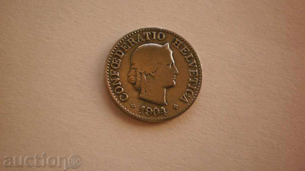 Elveția 5 1904 de monede rare, în rapel cu preț € 2.05 | 4.01 BGN