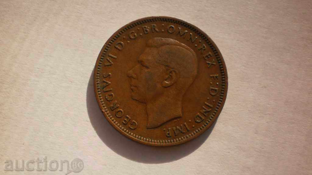 Англия  ½  Пени  1945  Рядка Монета с цена € 1.53 | 2.99 лв.