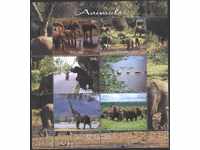 bloc curat Fauna Elefanții 2012 din Malawi