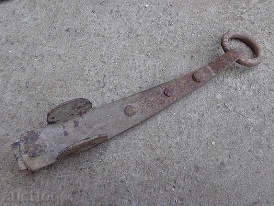 Old brake for wagon wagon wrought iron primitive - 5 Old brake for wagon wagon wrought iron primitive - 5