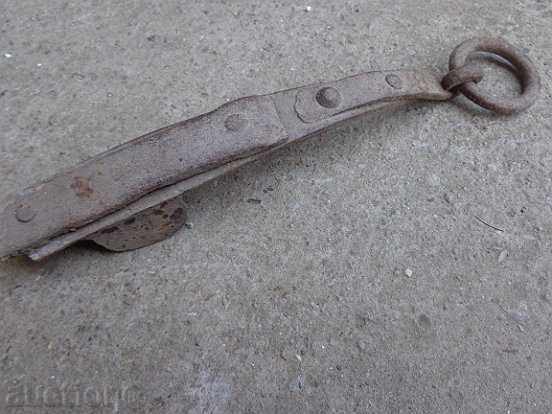 Old brake for wagon wagon wrought iron primitive - 6 Old brake for wagon wagon wrought iron primitive - 6