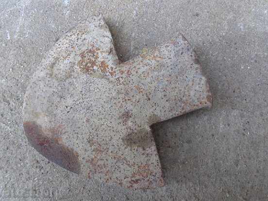 Old wrought plow with engravings, plow, lemish - 5 Old wrought plow with engravings, plow, lemish - 5