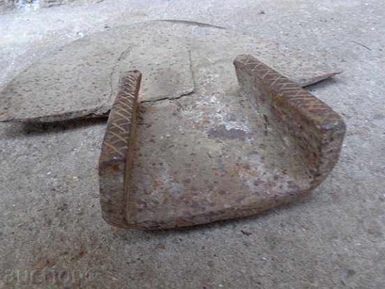 Old wrought plow with engravings, plow, lemish - 7 Old wrought plow with engravings, plow, lemish - 7