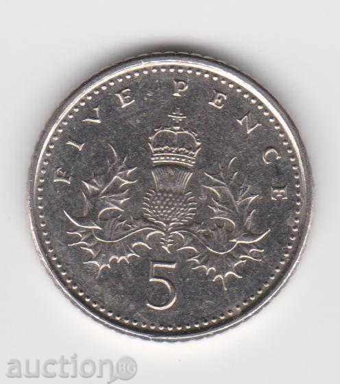 5 Pence 1998 United Kingdom 5 Pence 1998 United Kingdom